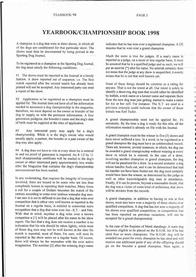 Sporting Dog Journal Pdf